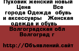 Пуховик женский новый › Цена ­ 2 600 - Все города Одежда, обувь и аксессуары » Женская одежда и обувь   . Волгоградская обл.,Волгоград г.